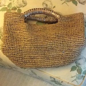 Straw bag